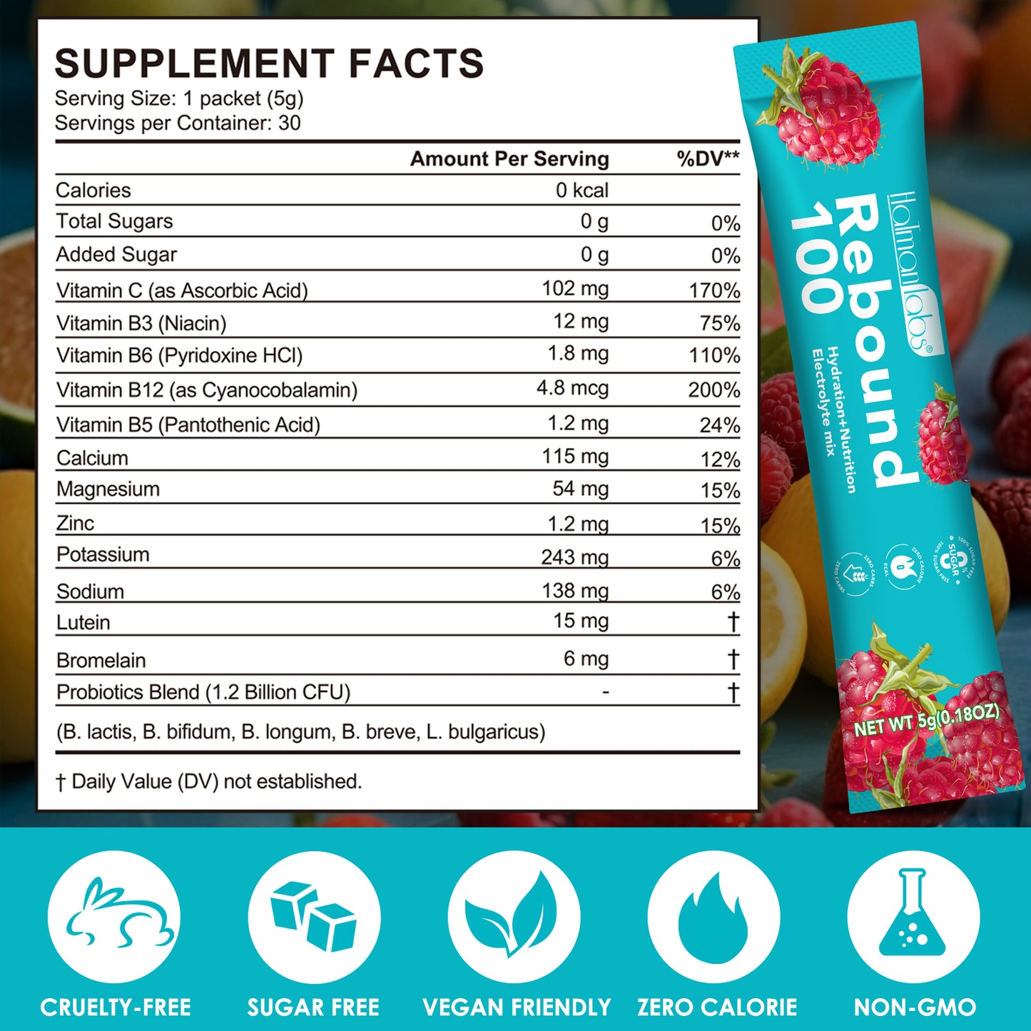 Rebound 100 Electrolyte 30 Sachets