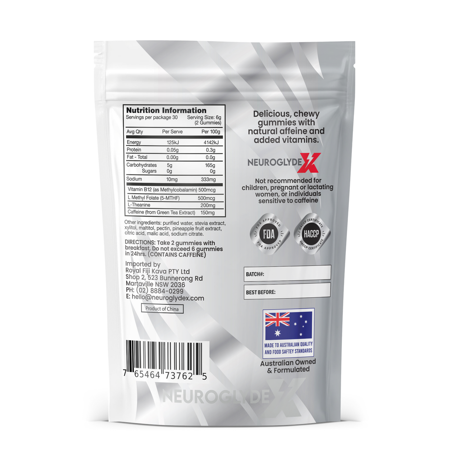 Neuroglyde X Energy & Focus - Kava Pros